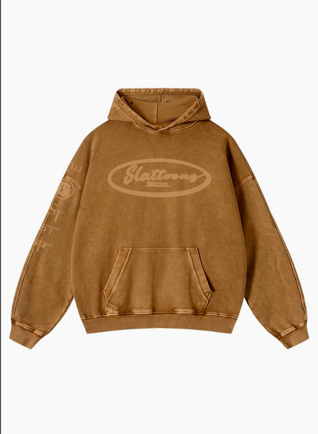 Slattoons Khaki Hoodie