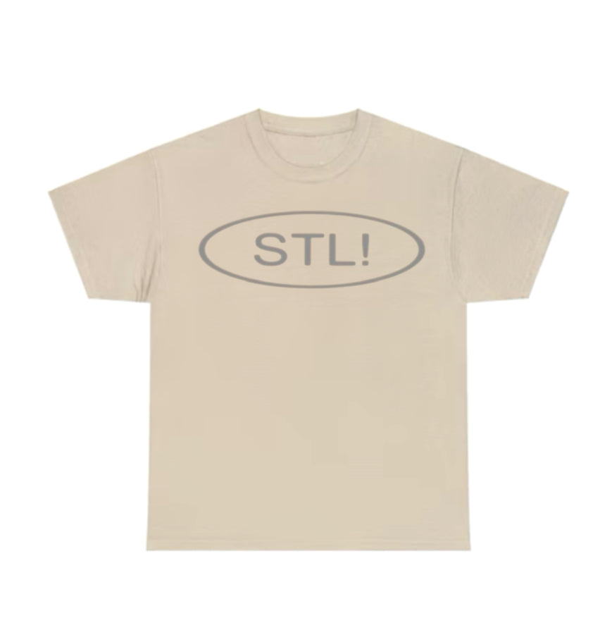 STL! OVAL LOGO SHIRT BEIGE